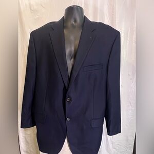 Men’s Ralph Lauren Blazer 48R Gray Sport Coat Blazer Jacket Soft Wool Blue Label